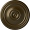 Ekena Millwork Reece Ceiling Medallion (Fits Canopies up to 6 3/4"), Hand-Painted Brass, 21"OD x 1 1/4"P CM21REBRS - alternate 1